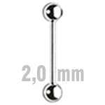 6+6 mm Kugeln, ohne Zirkonia