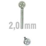 5+5 mm Kugeln, ohne Zirkonia