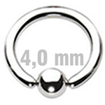 8 mm Clip-In-Kugel, ohne Zirkonia