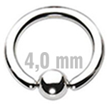 7 mm Clip-In-Kugel, ohne Zirkonia