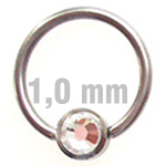 Extra flach CRYSTAL Lippenband