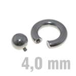 7+7 mm Kugeln, ohne Zirkonia