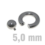 8+8 mm Kugeln, ohne Zirkonia