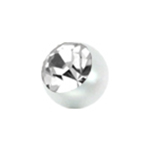 4 mm Perlenoptik WEISS Multi-Zirkonia