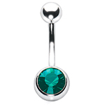 8+5 mm DUNKELGRÜN Zirkonia