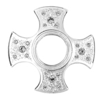 Shield JEW. CROSS CRYSTAL Zirkonias