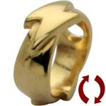 SATURN SHIELD (5mm) goldfarben