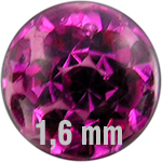 8 mm PINK Epox Zirkonia