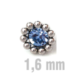 4 mm HELLBLAU Sun-Jewelled-All Zirk.