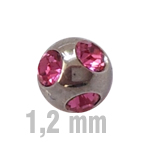 4 mm PINK Tiffy-Zirkonia