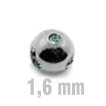 4 mm DUNKELGRN Tiffy-Zirk.