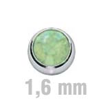 6 mm HELLGRN Zirkonia