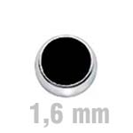 4 mm SCHWARZ Zirkonia