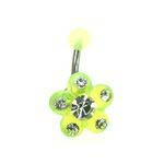 FLOWER CRYSTAL Zirkonia + 5 mm