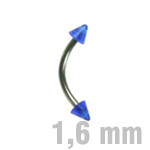5+6 mm DUNKELBLAU UV