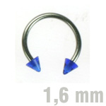 5x6 mm UV-DUNKELBLAU