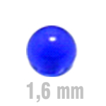 6 mm Clip-In UV-DUNKELBLAU